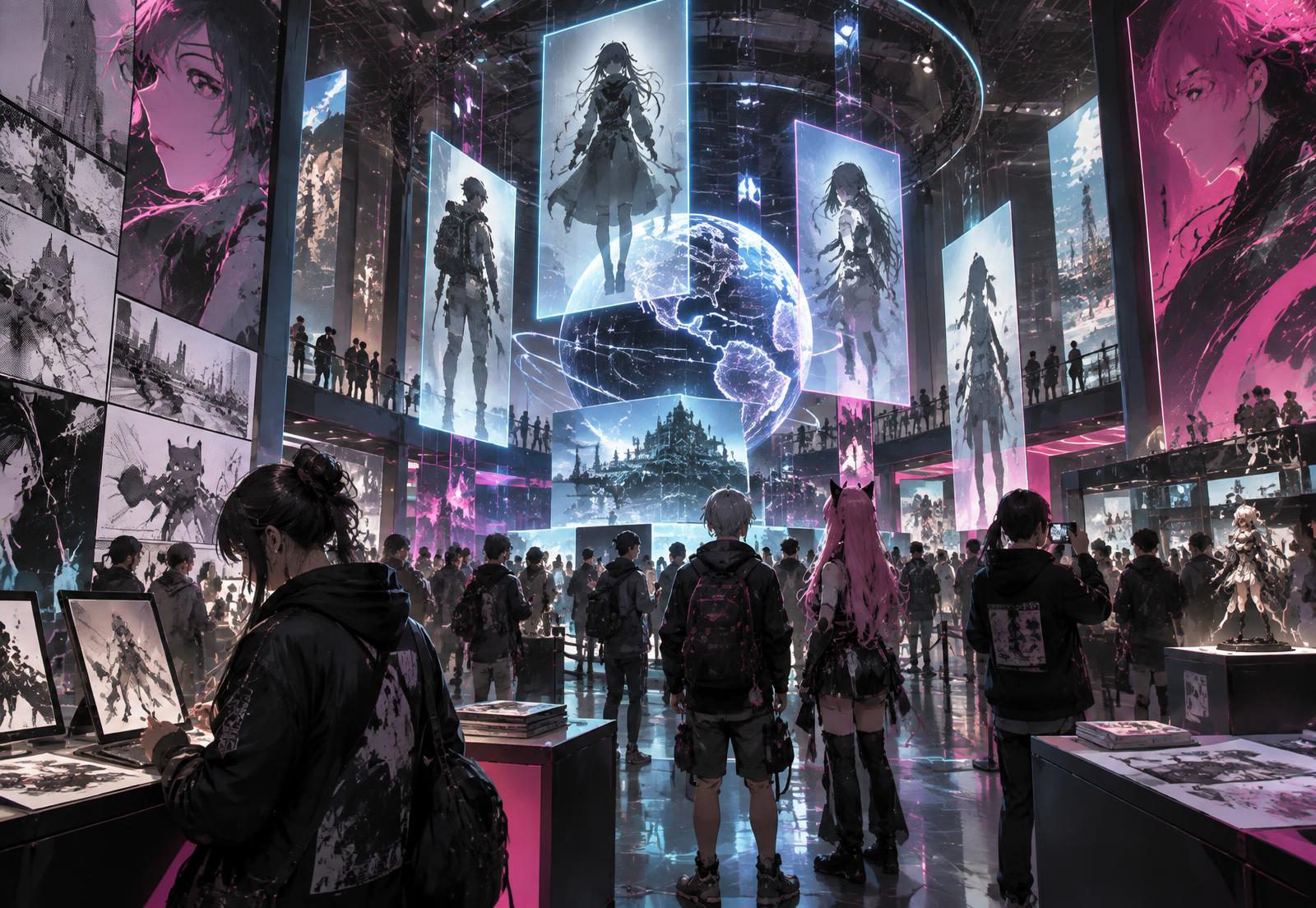 Original anime, manga and creator exhibition