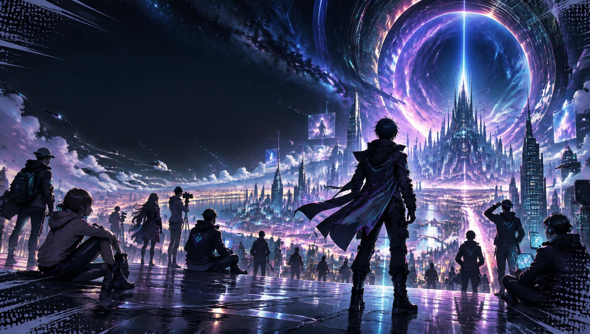 Creators entering an original futuristic universe